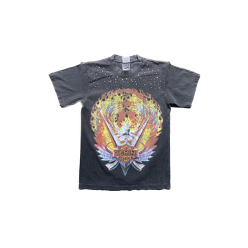 Gemini Flame Rhinestone Tee